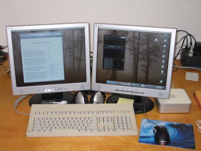 Dual Screen Mac Mini using Matrox DualHead2Go
